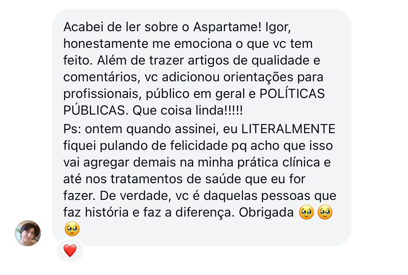 Depoimento de aluno sobre o Reviews