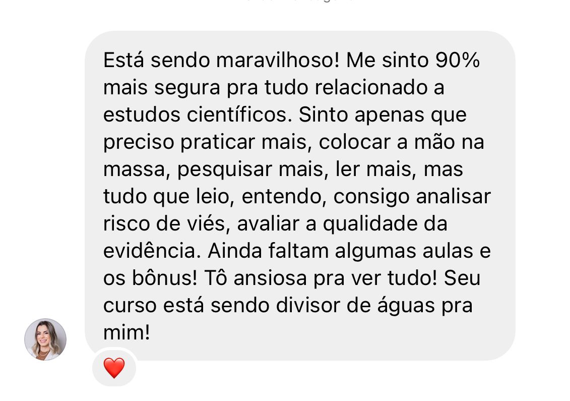 Depoimento de aluno do Interpretando Evidência